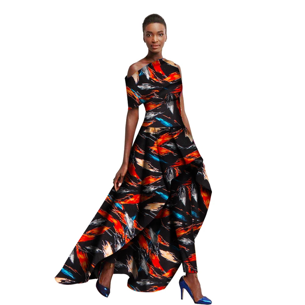 Off-Shoulder Two Piece Ankare Suite for Women
