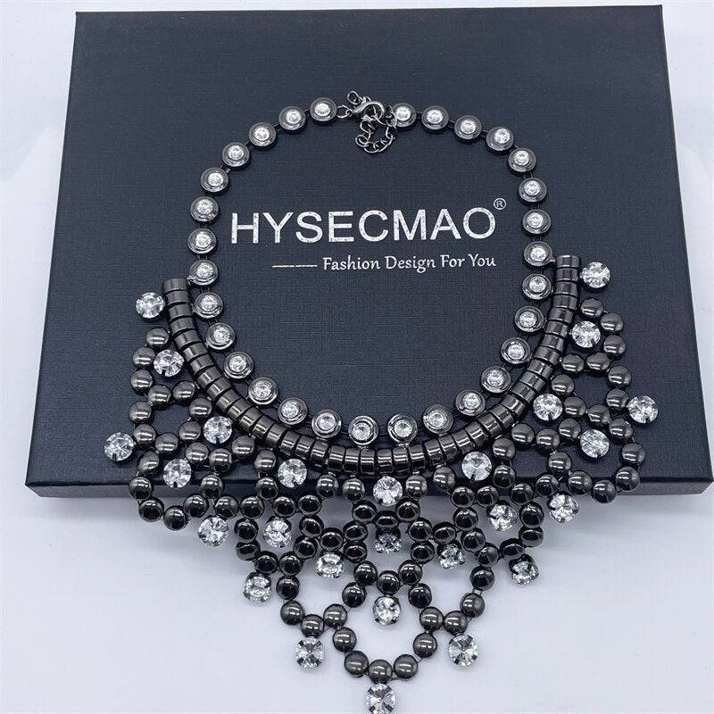 Golden Rhinestone Necklace