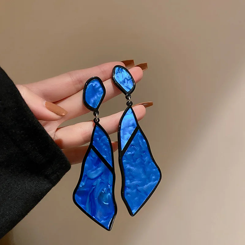 Oceanic Shard Drop Earrings