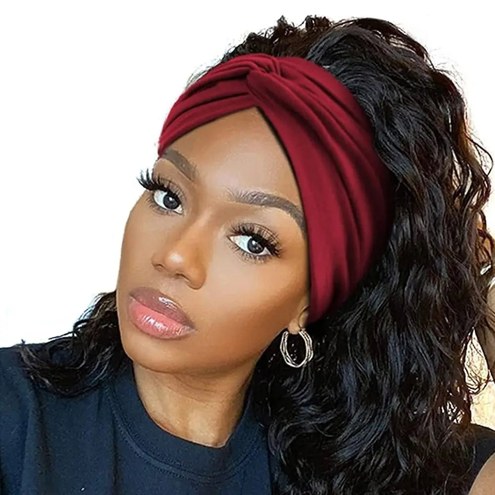 Headbands for Locs, Braids and Natural Hair - Extra Wide, Super Comfortable Stretch