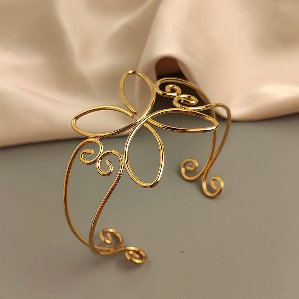 Hair Cuff – Handmade Wire Flower Crown