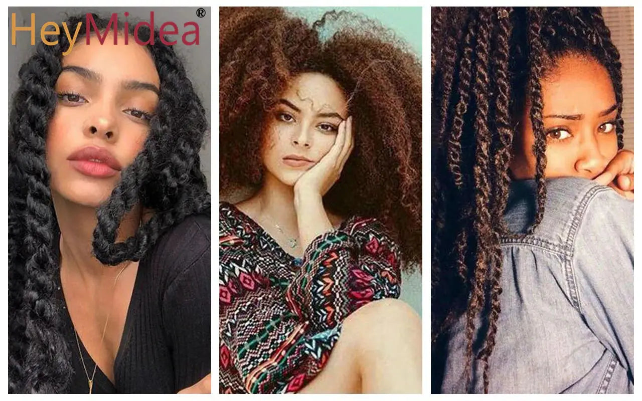 Marley Afro Kinky Hair pour Twists, Braids et Locs