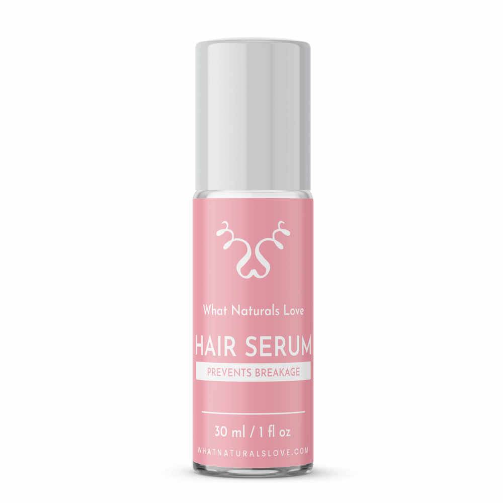 The WNL Hair Serum in a pink and White package