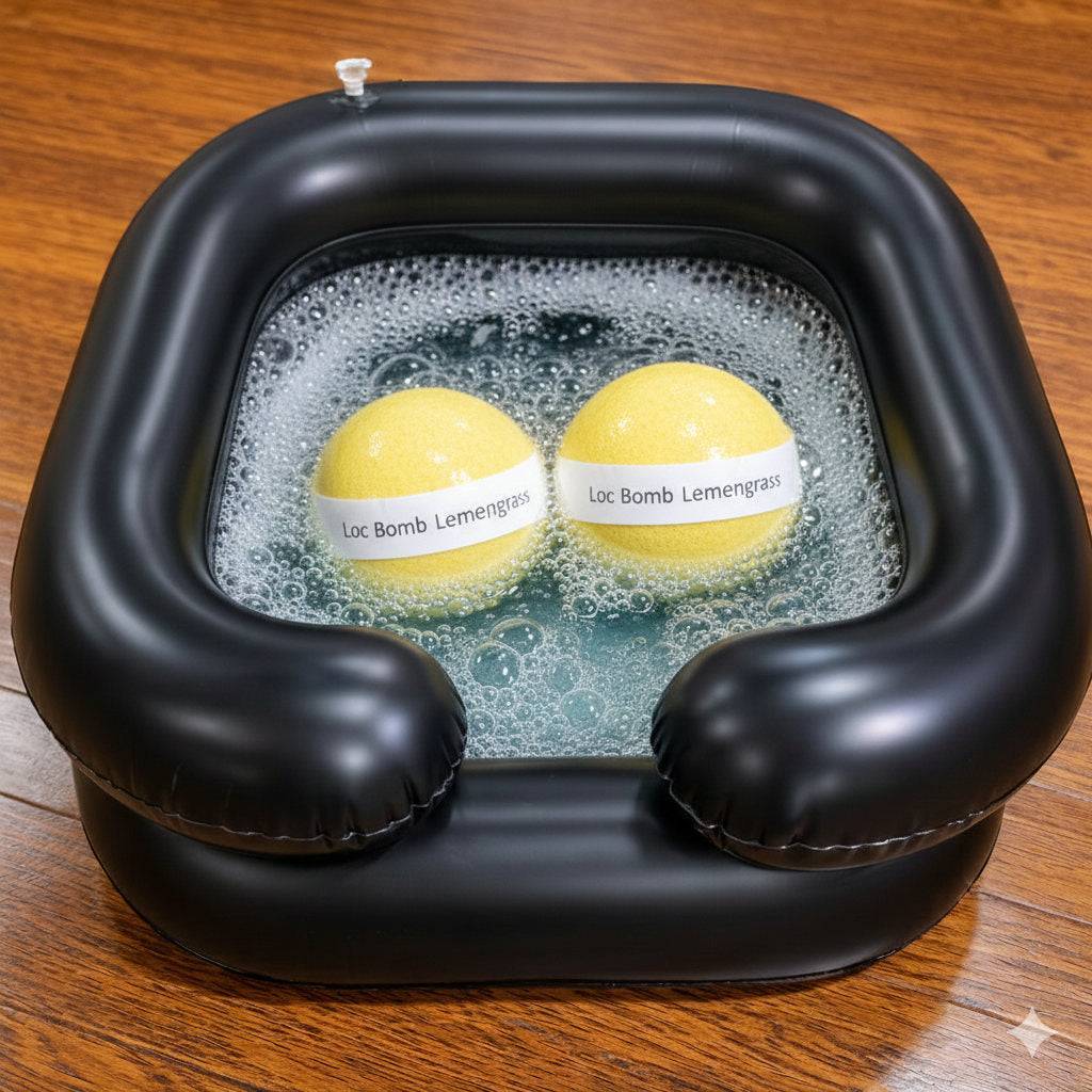 Organic Shampoo Bombs for Locs