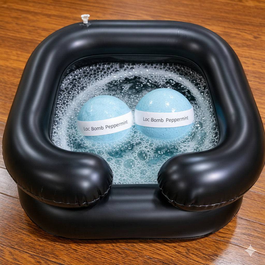 Organic Shampoo Bombs for Locs