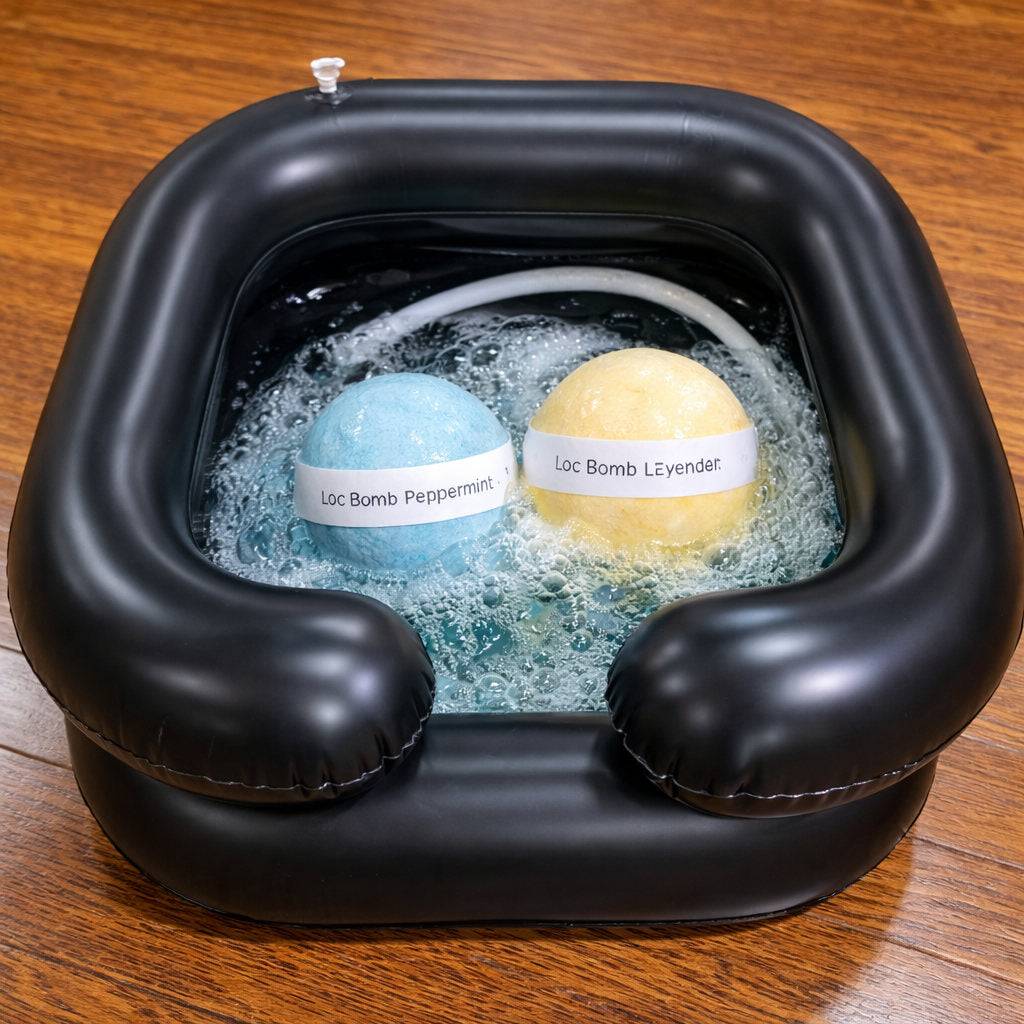 Organic Shampoo Bombs for Locs