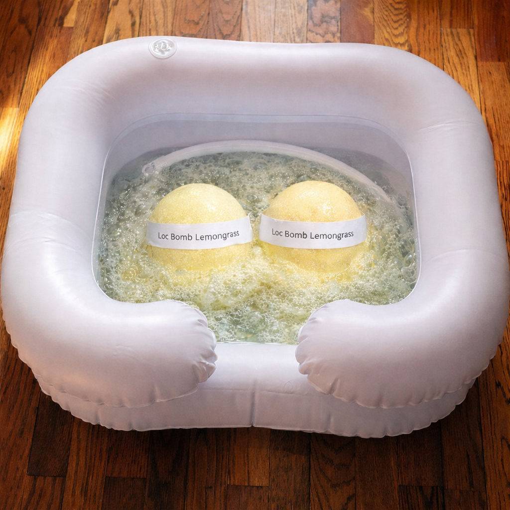 Organic Shampoo Bombs for Locs