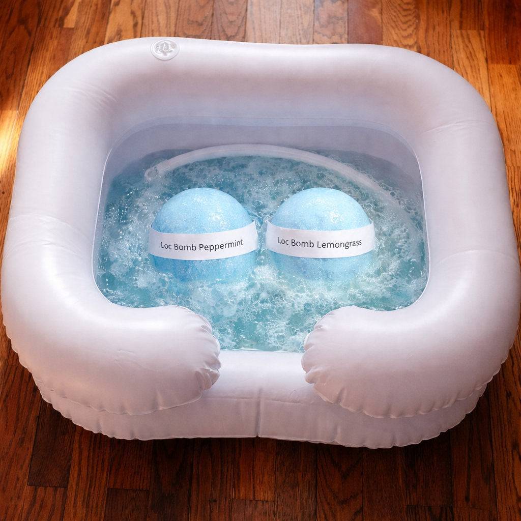 Organic Shampoo Bombs for Locs