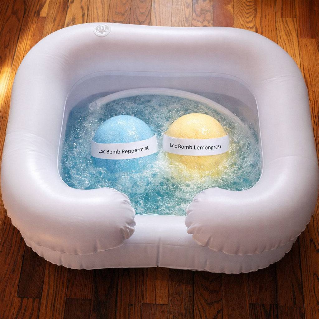 Organic Shampoo Bombs for Locs