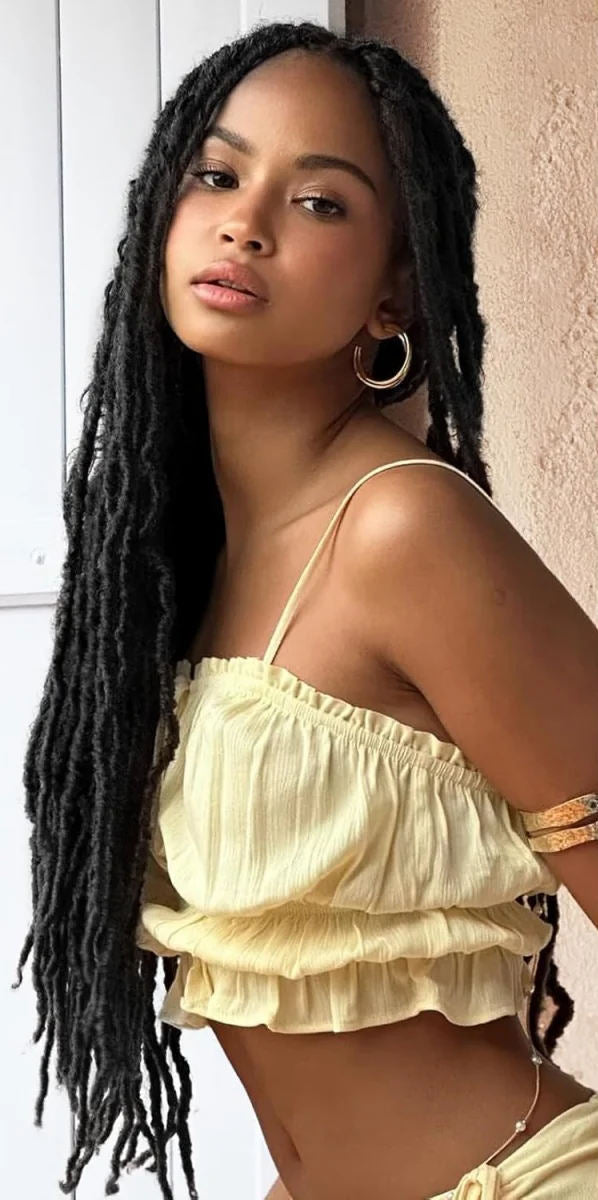 BoHo Faux Locs Full Lace Dreadlock Wig with Baby Hair