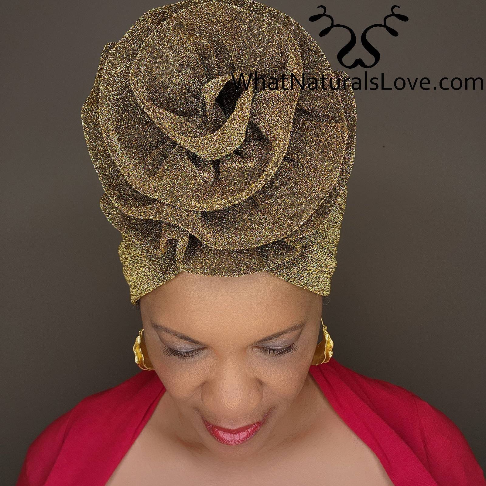Prewrapped flower turban Perfect for Memorial Day 2024