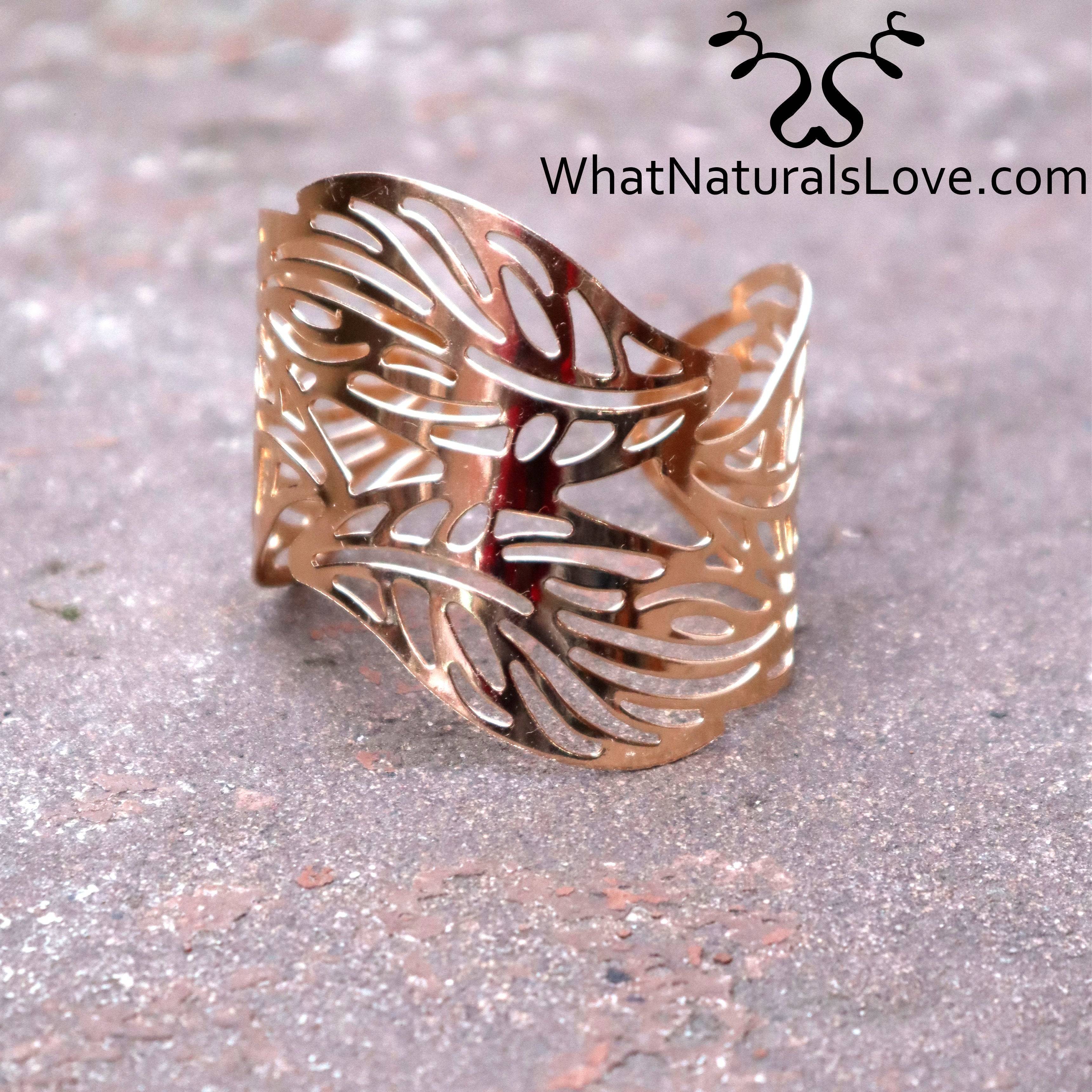 Hugging Leafs Hair Cuff for Locs, Sisterlocks, Dreadlocks