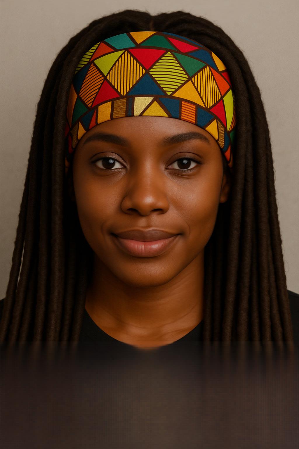 Yoga Headband extra wide for Braids, Locs, Sisterlocks and Dreadlocks