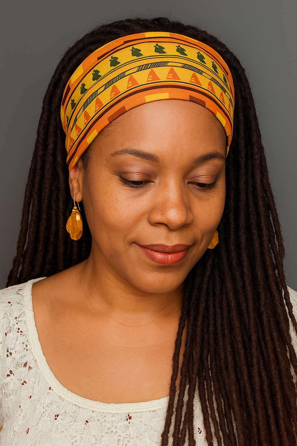 Yoga Headband extra wide for Braids, Locs, Sisterlocks and Dreadlocks