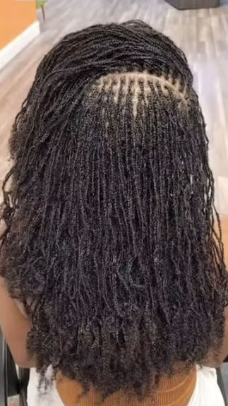 kinky curly loose ends human-hair