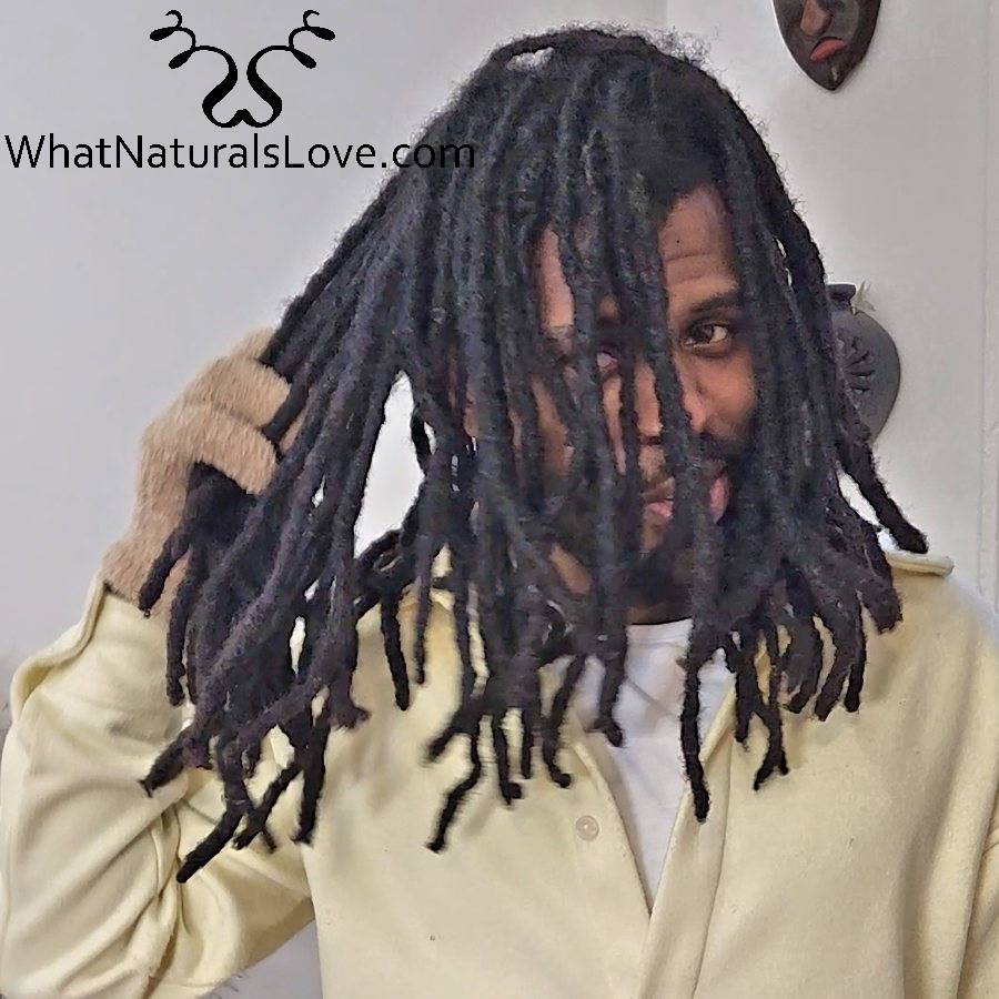 Loc Glove to clean, maintain and dry locs