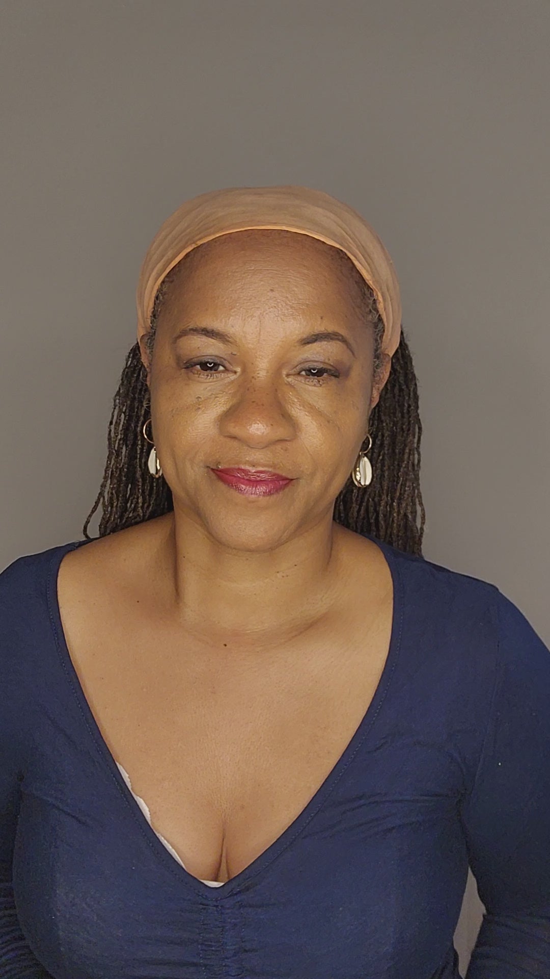 Easy Headwrap to style and protect Locs, Sisterlocks and Dreadlocks