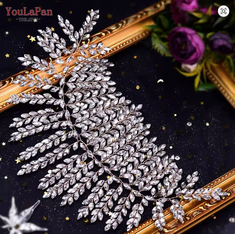 Bridal Crown Tiara – Luxury Boho Wedding Headpiece