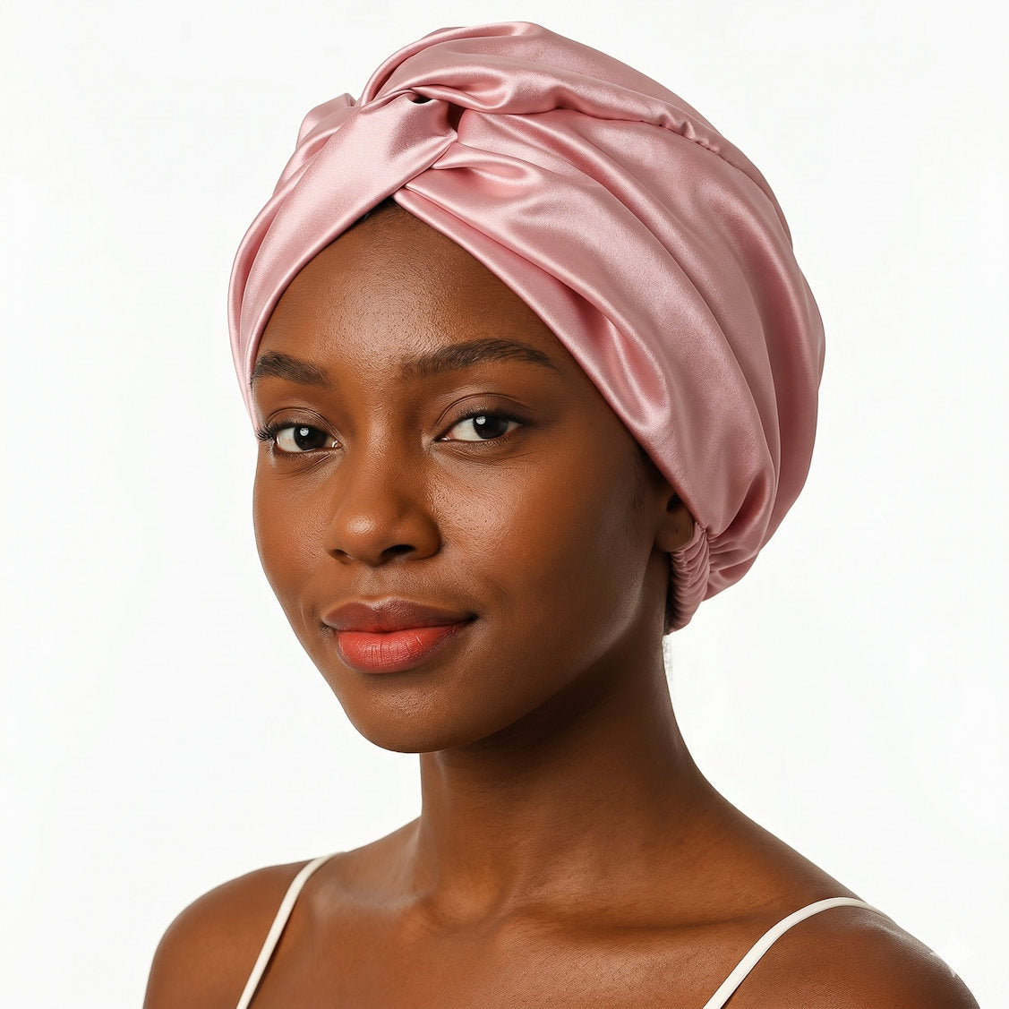 Silk Bonnet for Starter Locs, Afros, Cornrows, curly hair and short naturals