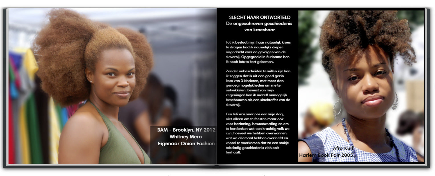 Open book spread from &