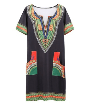 Timeless Dashiki Dress