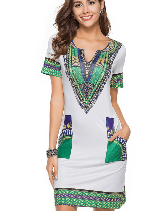 Timeless Dashiki Dress