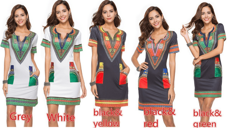 Timeless Dashiki Dress