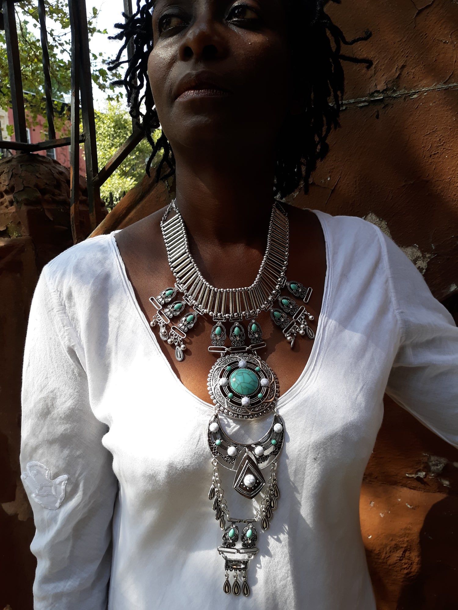 Vintage Silver Colored Necklace