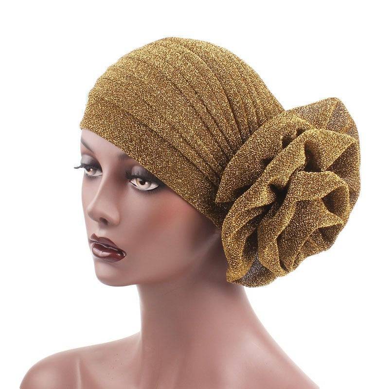 Prewrapped flower turban Perfect for Memorial Day 2024