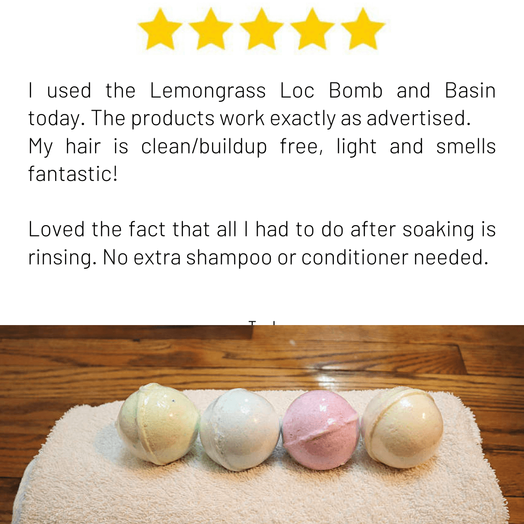 Organic Shampoo Bombs for Locs Success