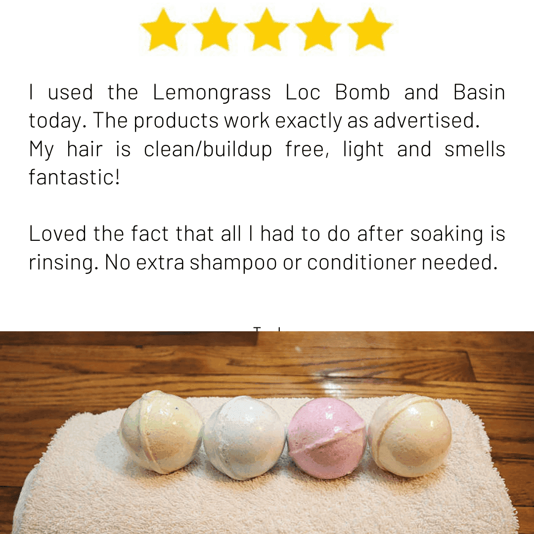 Organic Shampoo Bombs for Locs Success
