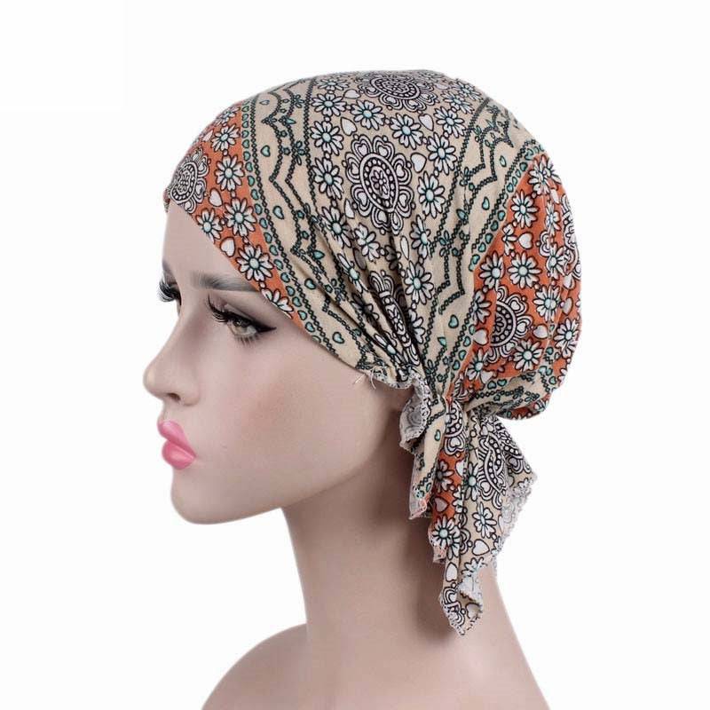 Pre-Tied Scarf Head Wrap