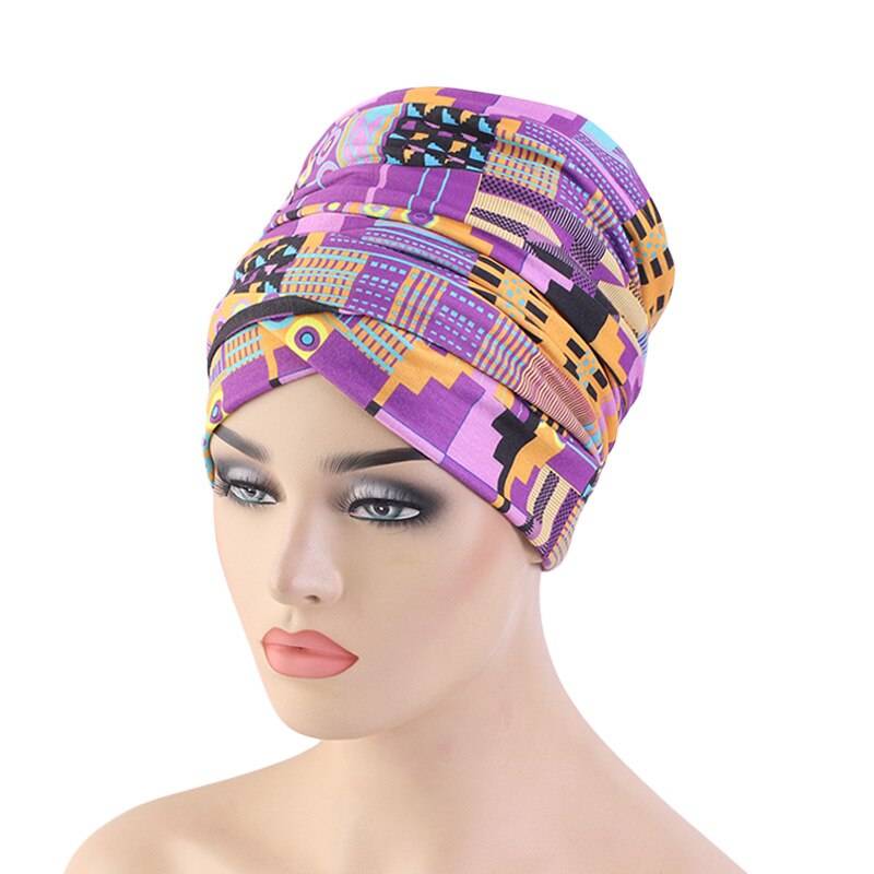 African Tube Head Wrap Perfect Gift for fathers day 2024