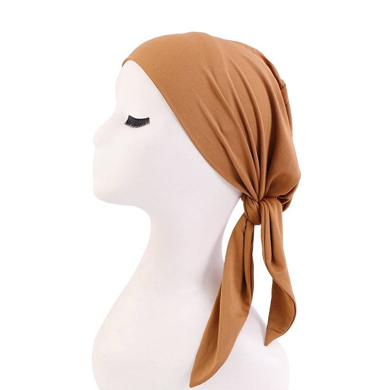 Pre-Tied Scarf Head Wrap