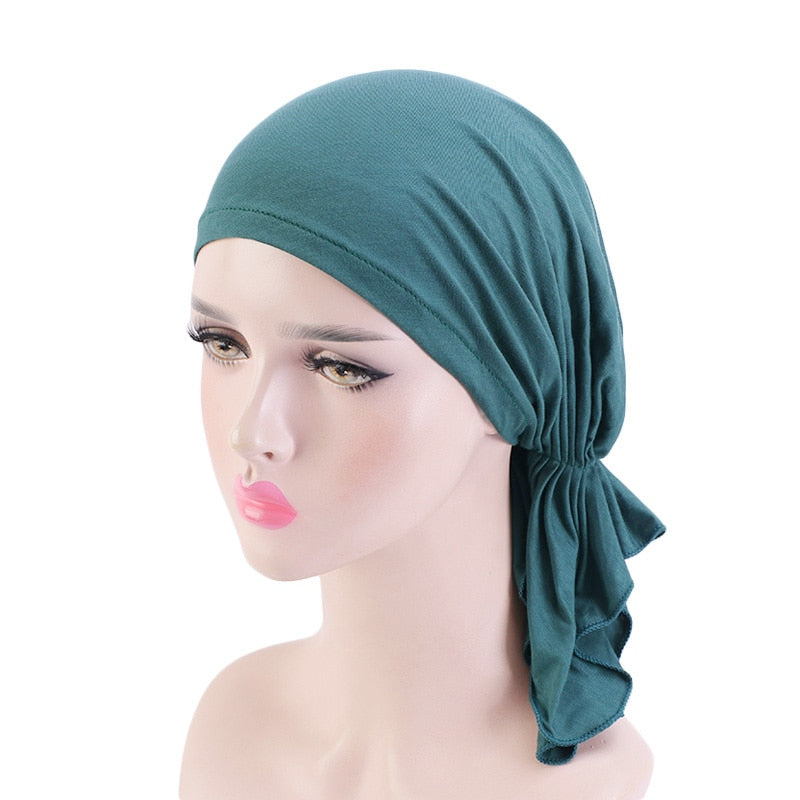Pre-Tied Scarf Head Wrap