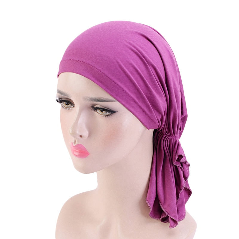 Pre-Tied Scarf Head Wrap