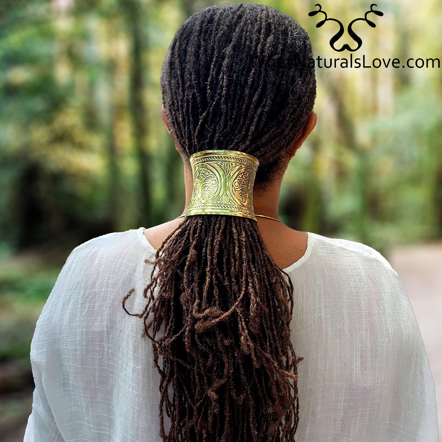 Adjustable Non-damaging Hair Cuff for Locs, Sisterlocks, Dreadlocks and Braids Classic Perfect for Mother&