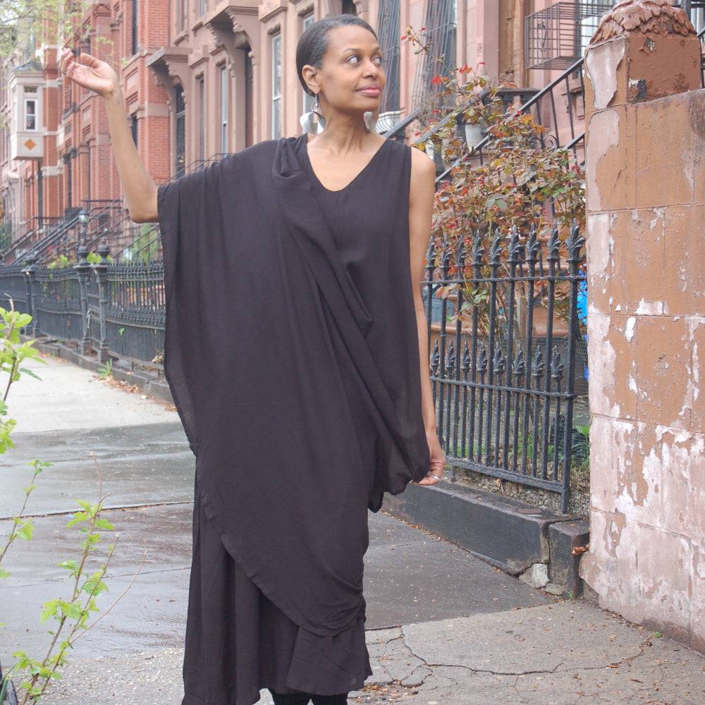 Moroccan Magic Dress Black in all sizes up to 5X