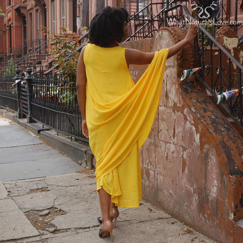 Robe magique marocaine taille unique Jaune