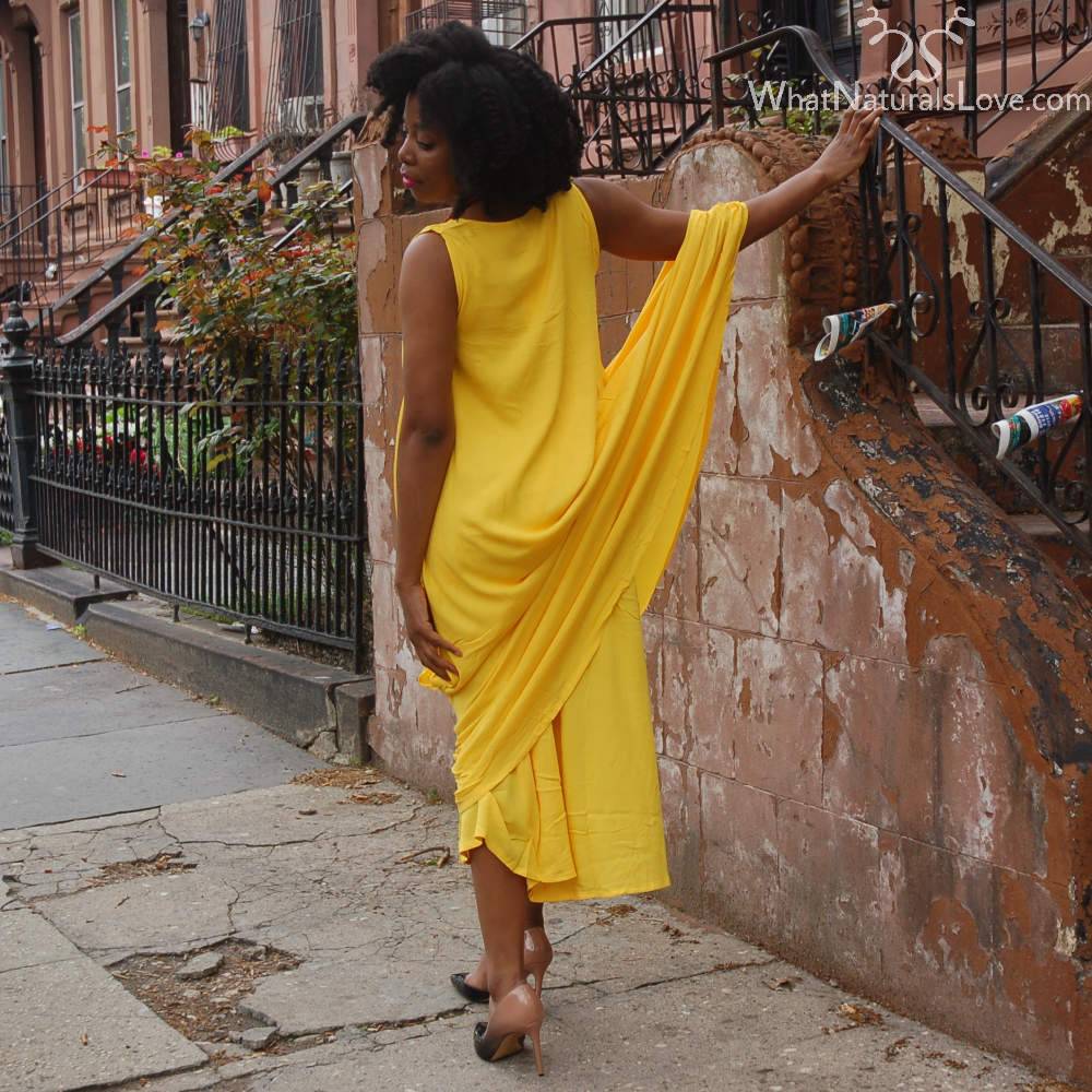 Robe magique marocaine taille unique Jaune