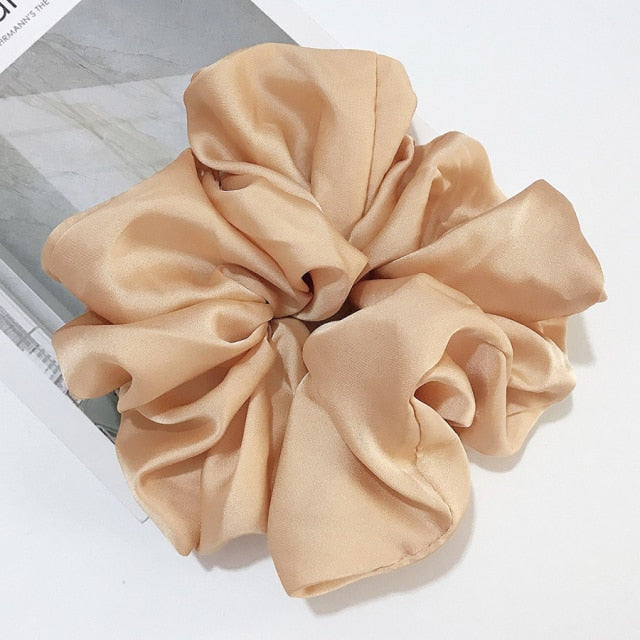 Oversized Silk Hair Scrunchies