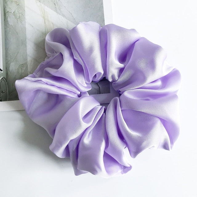 Oversized Silk Hair Scrunchies