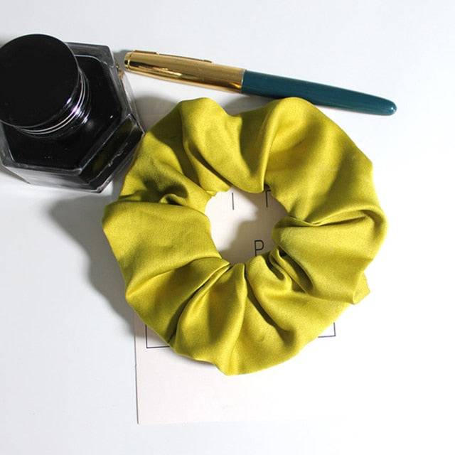 Oversized Silk Hair Scrunchies