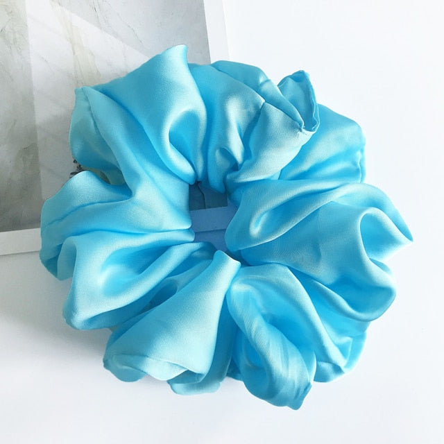 Oversized Silk Hair Scrunchies