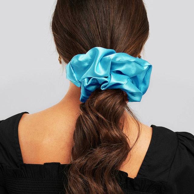 Oversized Silk Hair Scrunchies
