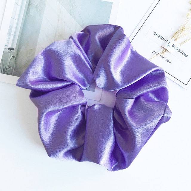 Oversized Silk Hair Scrunchies