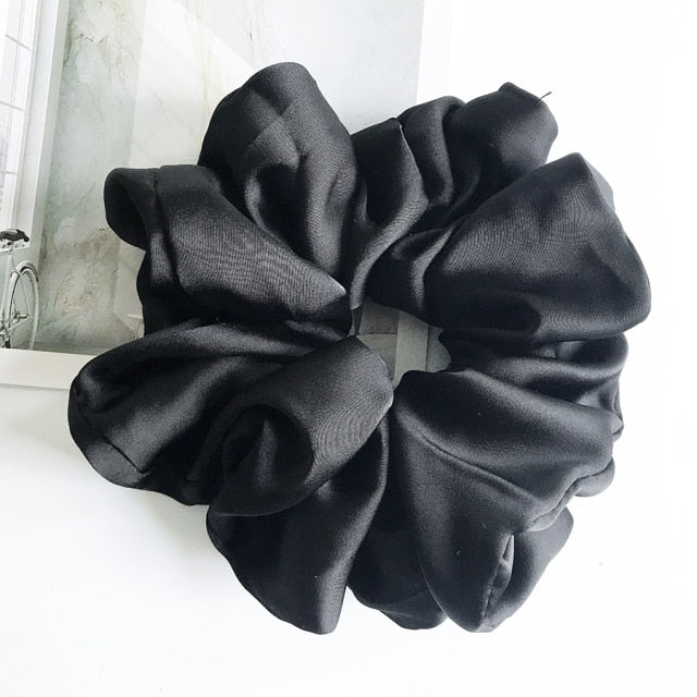 Oversized Silk Hair Scrunchies