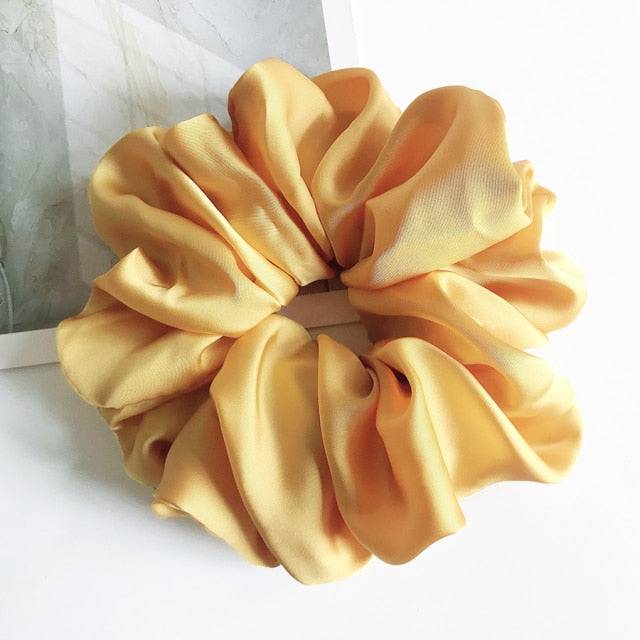 Oversized Silk Hair Scrunchies