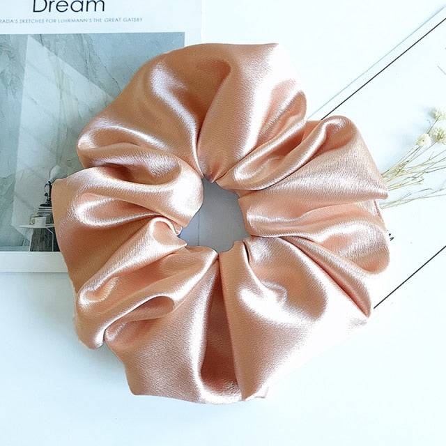 Oversized Silk Hair Scrunchies