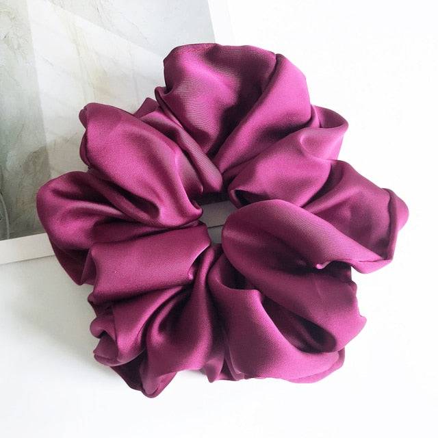 Oversized Silk Hair Scrunchies